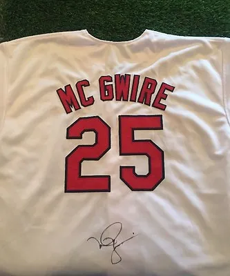 Mark Mcgwire Signed St. Louis Cardinals Jersey JSA/LOA BIG MAC HUGE AUTO • $239.20