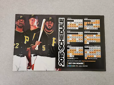 MS20 Pittsburgh Pirates 2015 MLB Baseball Magnet Schedule - PNC Bank • $2