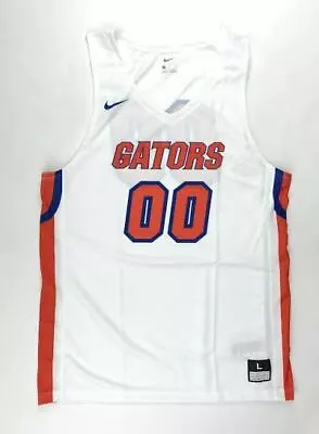 Nike Florida Gators #00 Elite Basketball Jersey Men's Large White 867753 • $29.40