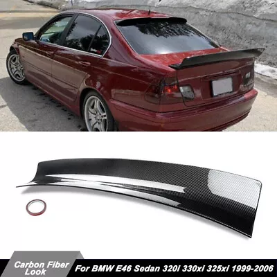 Rear Trunk Ducktail Spoiler Wing Lid CSL Style For BMW E46 320i 325i 330i Sedan • $114.99