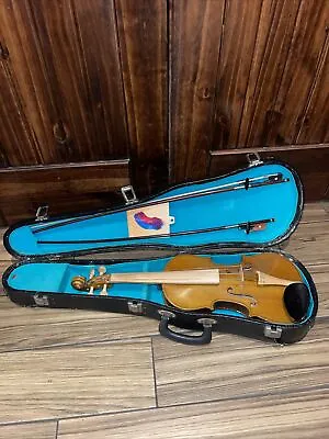 Vintage Violin And A Case For Decoration Or Parts Or Repair • $99.99