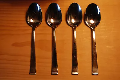 4 Towle ARCTIC 7-1/2  Oval Soup / Place Spoons 18/8 Stainless Korea • $20