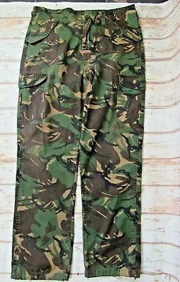 £15.50 • Buy Blue Castle Woodland Camouflage Combat Trousers W38  L32 
