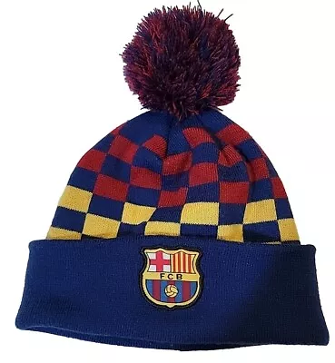 FC Barcelona Authentic Official Licensed Product Soccer Beanie Blue Yellow Red • $2.99