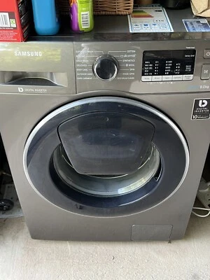 £150 • Buy Samsung Ecobubble Washing Machine 8kg (Grey)