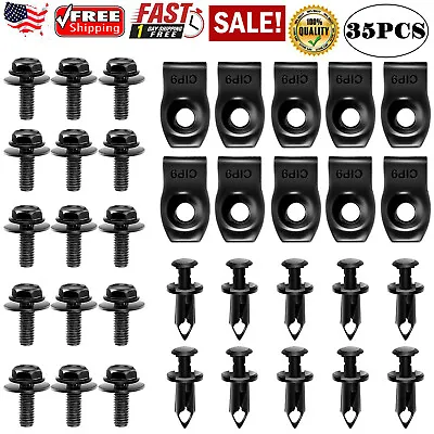 For Mazda Body Bolts & U-nut Clips M6 Engine Cover Undertray Splash Shield Guard • $10.79