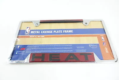 NBA Miami Heat Metal License Plate Frame • $31.99