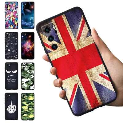 Soft Silicone Phone Cover Case For Huawei P20 P30 P40 P Smart/ P40 Pro/ P30 Plus • £1.99