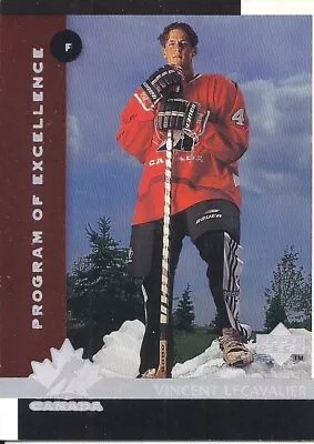 Vincent Lecavalier 1997-98 Upper Deck Program Of Excellence Rookie Card # 412 • $1