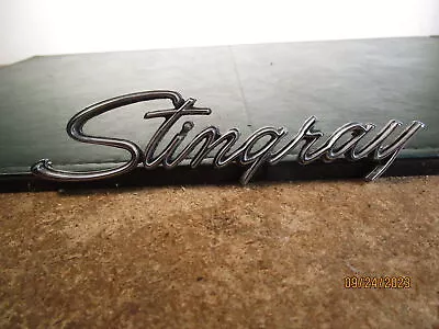 Vintage Chevrolet Corvette Stingray Metal Emblem 7  • $49.98