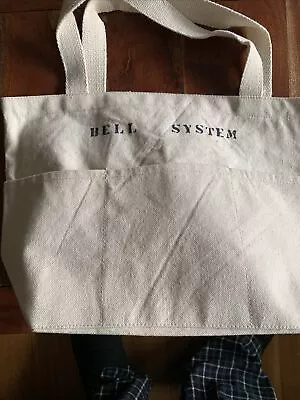 Vintage BellSystem Lineman/Installer Canvas Tool & Hardware Bag Tote Lightweight • $54.99