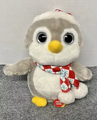 Cuddle Barn Animated Penguin Plush 10  Dances Christmas Let It Snow Music • $17.99