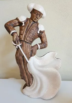Spanish Matador Bull Fighter Sculpture MCM VTG Mid Century Porcelain Figurine • $33.24