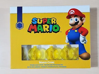 Brand New Rare 2017 Super Mario Coin String Christmas Holiday Party Lights • $29.95