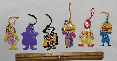 1982 - 1983 McDONALD'S 4  Vinyl McDonaldland Ornaments Figures - 6 - Rare BigMac • $29.75