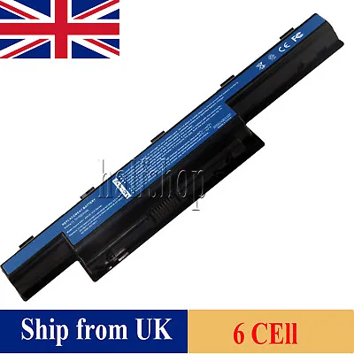 LAPTOP BATTERY 4400mAh Black For Packard Bell Easynote NS11hrTS44hr • £20.66