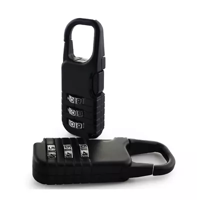 Mini Cute 3 Digit Resettable Combination Travel Luggage Suitcase Lock Padlock • $6.21