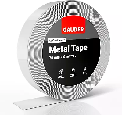GAUDER Self-Adhesive Metal Tape | Thin Metal Strips For Magnets Tonies® Figures • £34.81