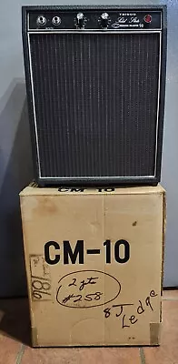 Teisco Checkmate 10 CM-10 Vintage 1960s Solid State Guitar Amplifier Amp • $159.99