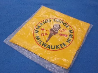 VINTAGE - OA MIKANO Lodge 231 Order Of The Arrow NECKERCHIEF - SEALED BAG • $14.95