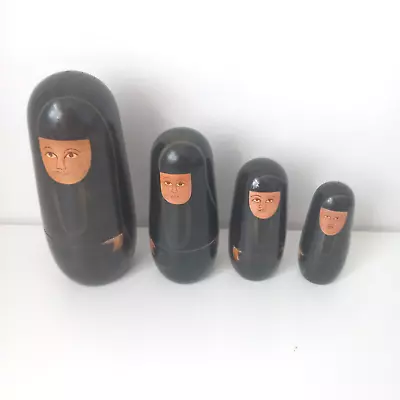 Russian Nesting Dolls Set Of 4 Muslim Decorative Decor  • $14.91