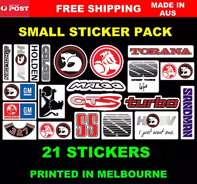 $7.95 • Buy HOLDEN, TURBO MALOO, HSV SS GM TORANA- STICKERS SMALL PACK, Tool Box Man Cave