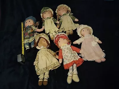 6- Vintage Holly Hobbie Doll & Friends  Piece Lot Amy Carrie • $34.95