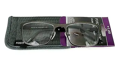 Foster Grant Eli Gun Men's Reading Glasses W/Rubber Temples FAST SHIP!! #670 • $13.49