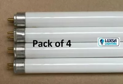 4 X Sylvania 8 Watt 288mm X 16mm Cool White 640 8W T5 Fluorescent Tube Bulb • £10.20