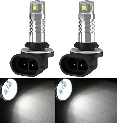 LED 20W 888 H27 White 5000K Two Bulbs Fog Light Replacement Upgrade Lamp Stock • $25.50