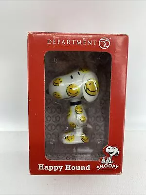 Department 56 Peanuts Christmas Happy Hound Smiley Face • $33.30