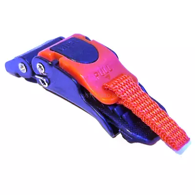 £6.49 • Buy Plastic Motorcycle Helmet Speed Clip Chin Strap Quick Release Red/Black