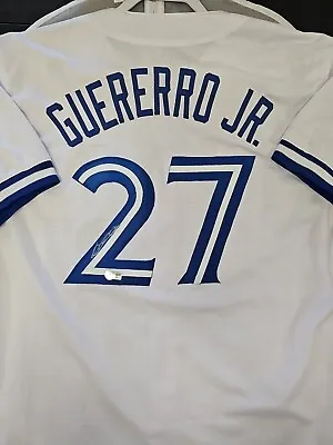 Vladimir Guerrero Jr. Signed Toronto Jersey Beckett COA • $125