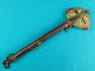 Antique Vintage Old Native American Indian Stone Head War Club Axe Tomahawk • $316.88