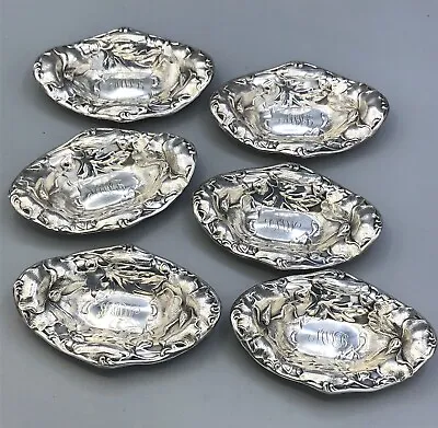 Gorham Sterling Silver Set Of 6 Nut Dishes 4 1/8  X 2 5/8  Item # 1159 • $199