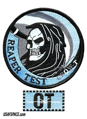 USAF 556th TEST & EVALUATION SQ-556 TES- MQ-9 REAPER TEST-Creech AFB-PATCH SET • $14.95