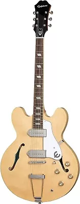 Epiphone Casino Natural Semi Acoustic Electric Guitar With Gig Bag • $646.68