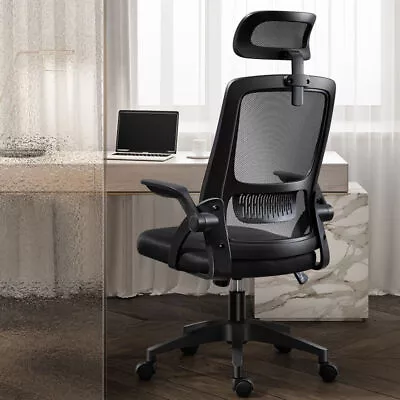 Office Chair Gaming Computer Mesh Chairs Executive Seating Black • $68.90