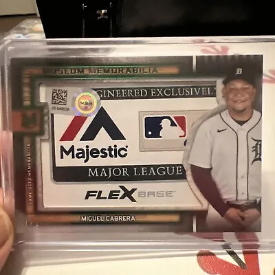Miguel Cabrera  1/1 Laundry Tag Relic Used Mlb Authentic 2023 Museum Tigers • $550
