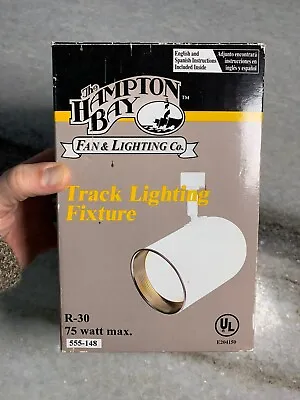 Vintage Hampton Bay Track Lighting Fixture Head Can Canister White 555-983 • $79.35