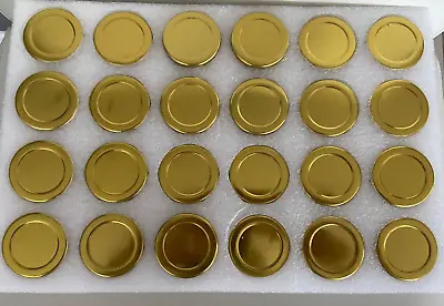 Bolutee 24 Pcs 1.5 Oz Mini Glass Jars With Gold Lid  Jam Honey Favor • $24.30