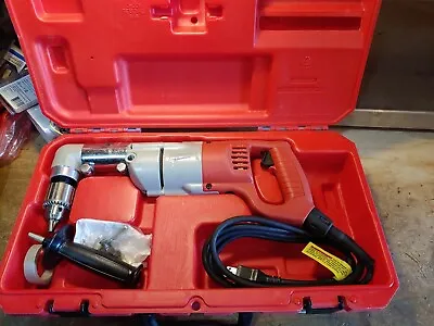 MILWAUKEE 3107-6 7 Amp 1/2  Corded Heavy Right-Angle Drill Kit • $200