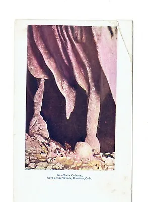 Postcards Vintage (1) ManitouColorado Twin Column Cave Of The Winds #80 UP(#459 • $2.50