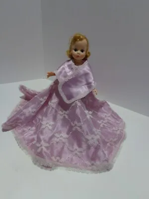 Vintage Madame Alexander MME 1950's Cissette 9  Doll With Purple Lace Gown + 2 • $125