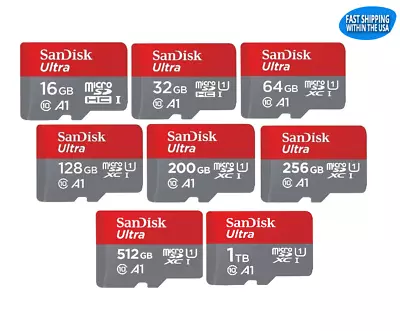 Sandisk MicroSD Ultra Memory Cards For Steam Deck Nintendo Switch New3DS XL  Lot • $7.94