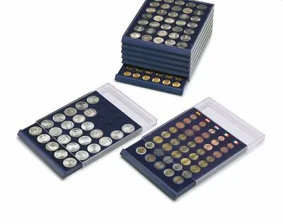 Safe Albums Coin Trays Stackable Storage Drawer Cases Up To 80 Coins Per Insert. • £19.90