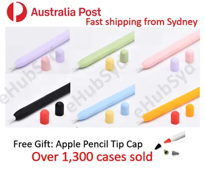 Apple Pencil Case 2nd Gen Grip Holder Stylus Silicone IPad Pencil 2 Skin Sleeve • $5.99