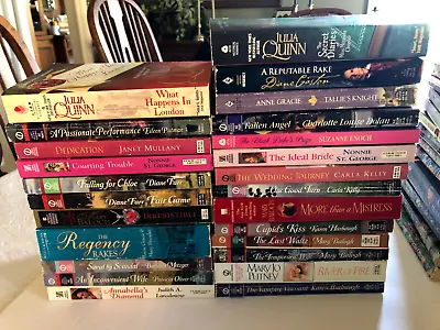 Lot 0f 25 Award Winning Regency Romance Novels-Balogh-Quinn Kelly ETC. • $52