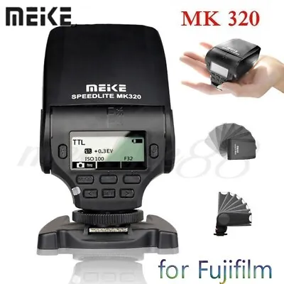MEIKE MK-320 TTL Flash Speedlite For Fujifilm Cameras X-T1 X-M1 X100s As EF-20 • $71.25
