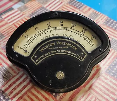 Vintage Working 1913 Weston Voltmeter Model 269 • $79